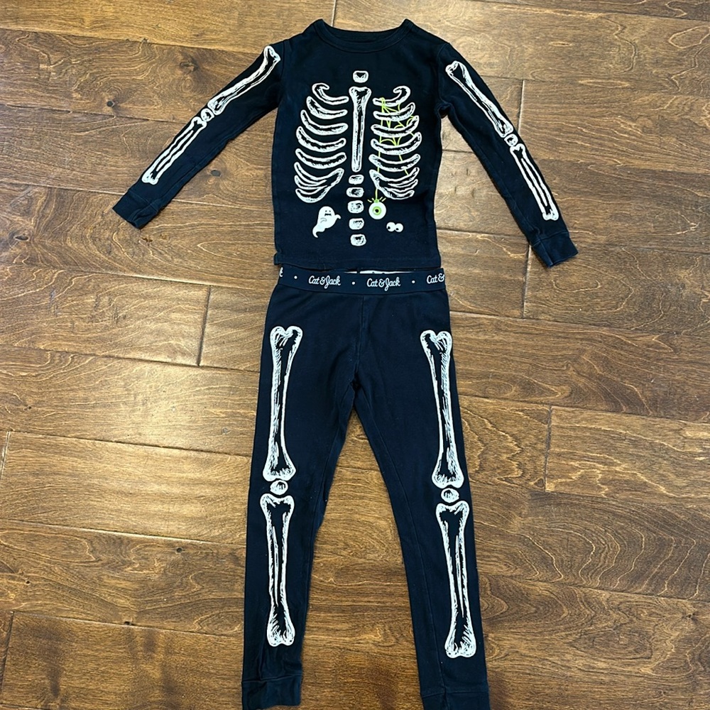 We do not wear Halloween pajamas, and a friend gave this to us